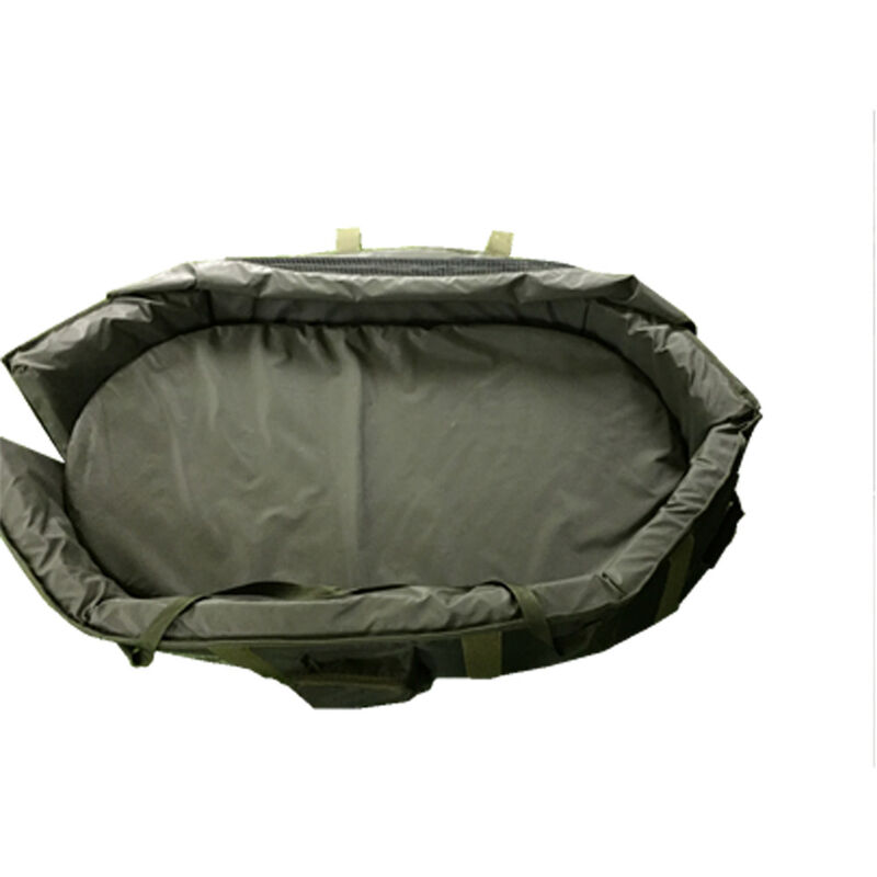 Tapis De Réception Carpe 3 Plis Pliable – Tapis De Pose Poisson 80x35 Cm + 5 Aiguilles à Appâts – Vert Pêche Carpe