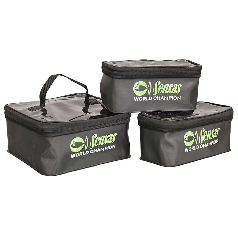 Deux bacs en EVA Sensas WORLD CHAMPION 3 EN 1 - Trousses EVA | Pacific P&ecirc;che