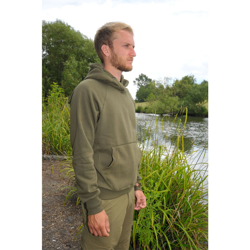 Sweat &agrave; capuche korda tk hoodie dark olive - Sweats | Pacific P&ecirc;che