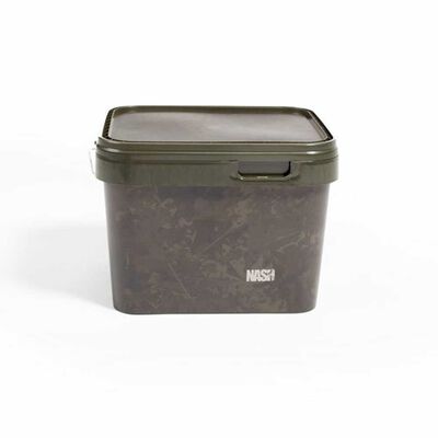 Seau Nash Spot On Rectangular Bucket Camo 5L - Seaux | Pacific P&ecirc;che