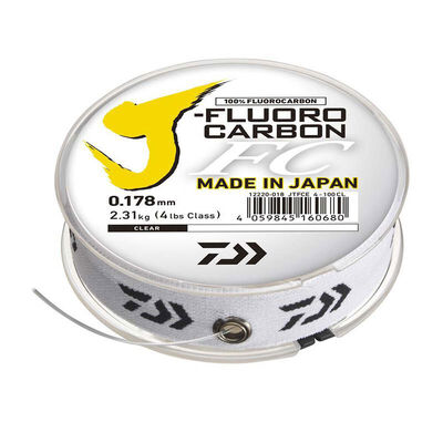 Daiwa J-fluorocarbon 50M (du 0.45mm au 0.90mm) - Fluorocarbones | Pacific Pêche