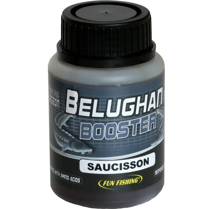 Booster pour esturgeon fun fishing 200ml saucisson - Boosters / dips | Pacific Pêche