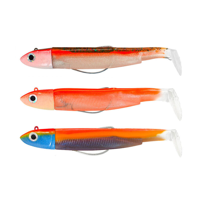 Leurres souples fiiish maxi combo black minnow 120 off shore 12cm 25g (x3) - Shads | Pacific P&ecirc;che