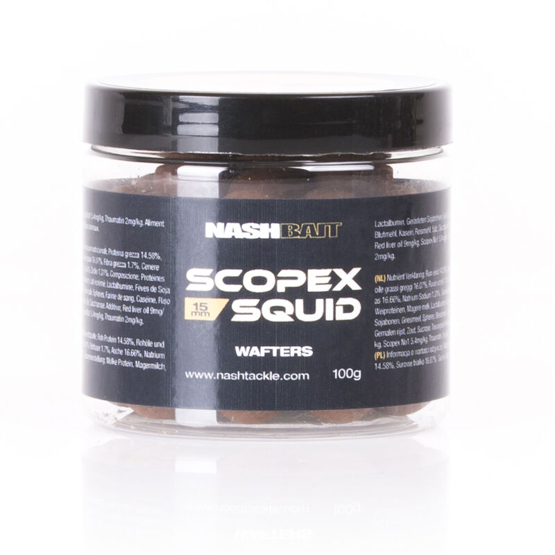 Bouillettes Equilibr&eacute;es Nashbait Scopex Squid Wafters - Equilibr&eacute;es | Pacific P&ecirc;che