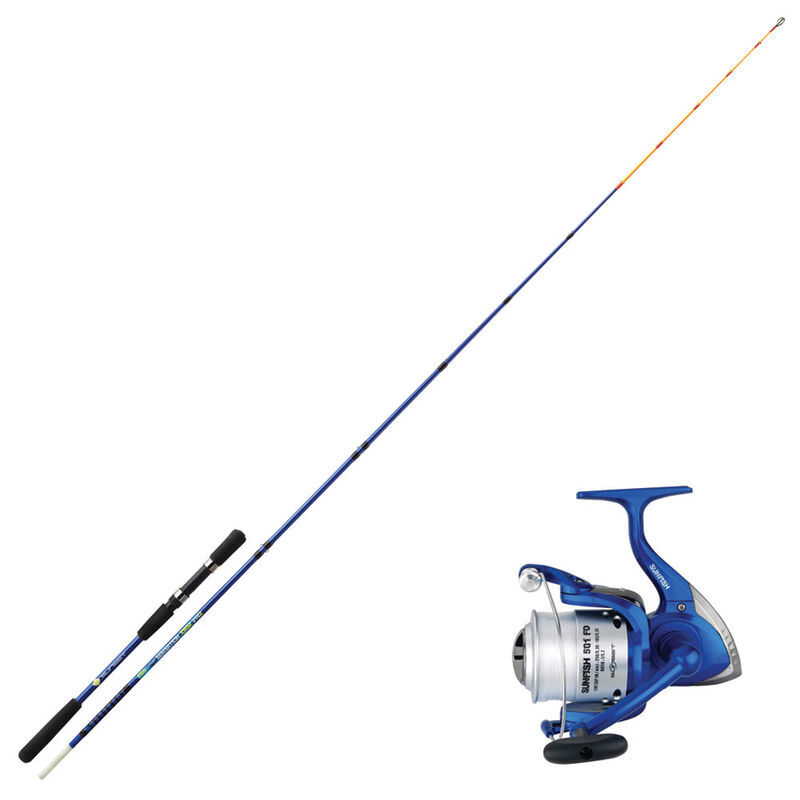 Ensemble jigging sunset sensation 2.10m max 120g + moulinet - Packs et ensembles | Pacific Pêche