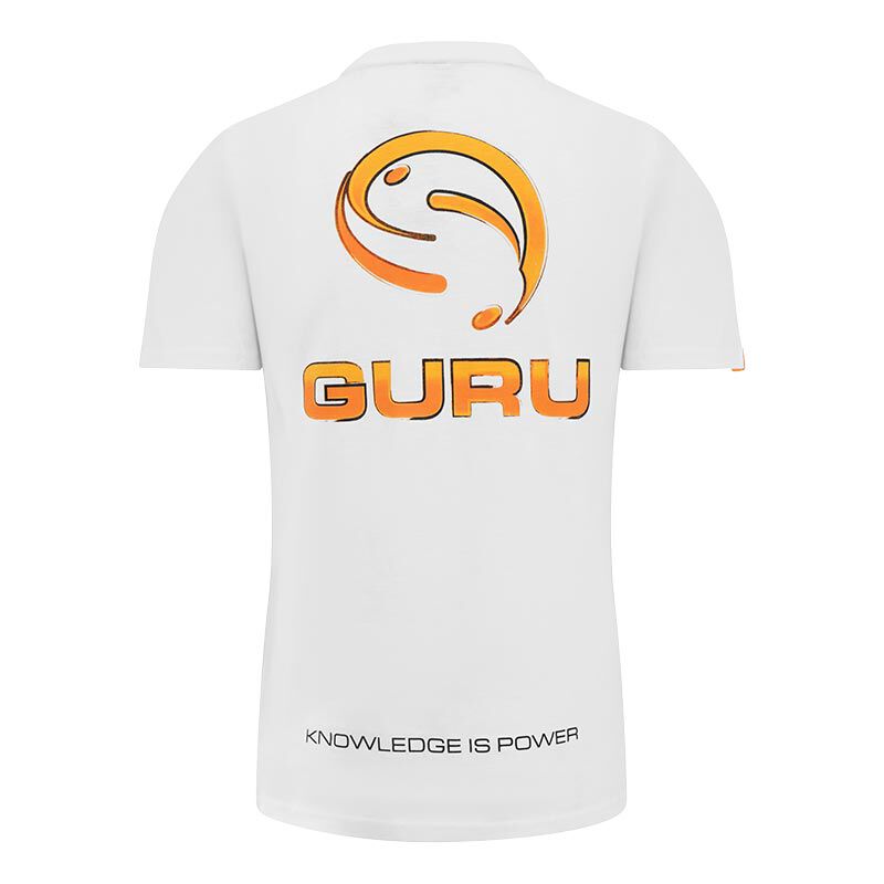 T-shirt Guru Semi Logo Tee White - Manches Courtes | Pacific P&ecirc;che