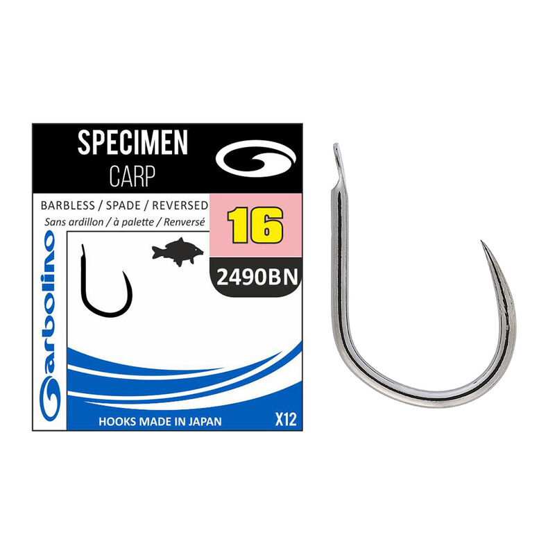 Hameçons Non-Montés GARBOLINO Specimen Carp 2490BN - Hameçons non Montés | Pacific Pêche