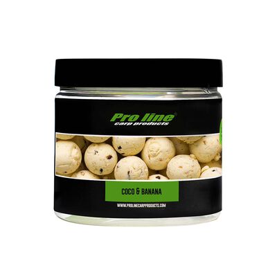 Bouillettes flottantes carpe proline coco banana pop-ups 15mm 200ml - Flottantes | Pacific P&ecirc;che