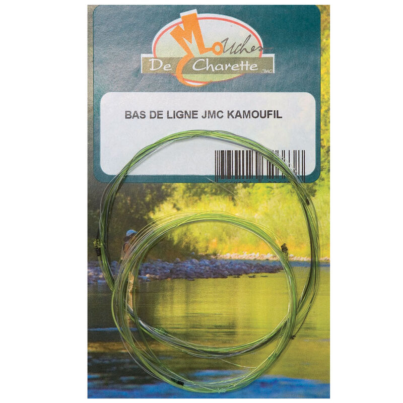 Bas de ligne mouche queue de rat jmc kamoufil 2,80 m - A Noeuds | Pacific Pêche
