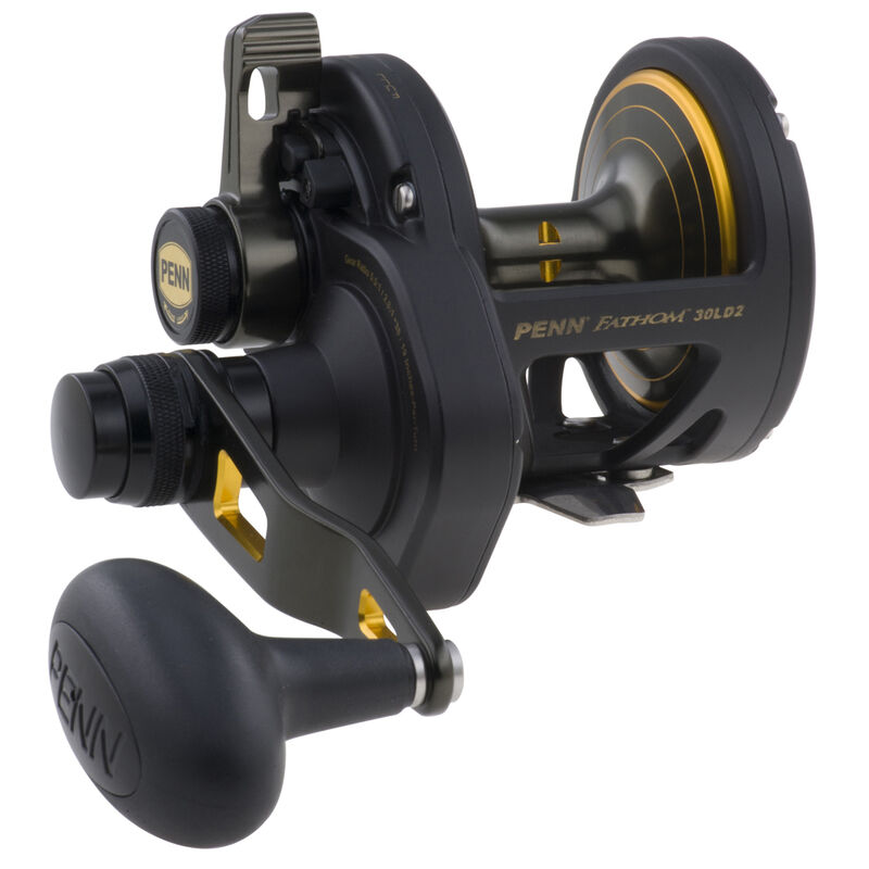 Moulinet penn fathom 25n lever drag bx 2 vitesses lh manivelle &agrave; gauche - Moulinets tambour Tournant | Pacific P&ecirc;che