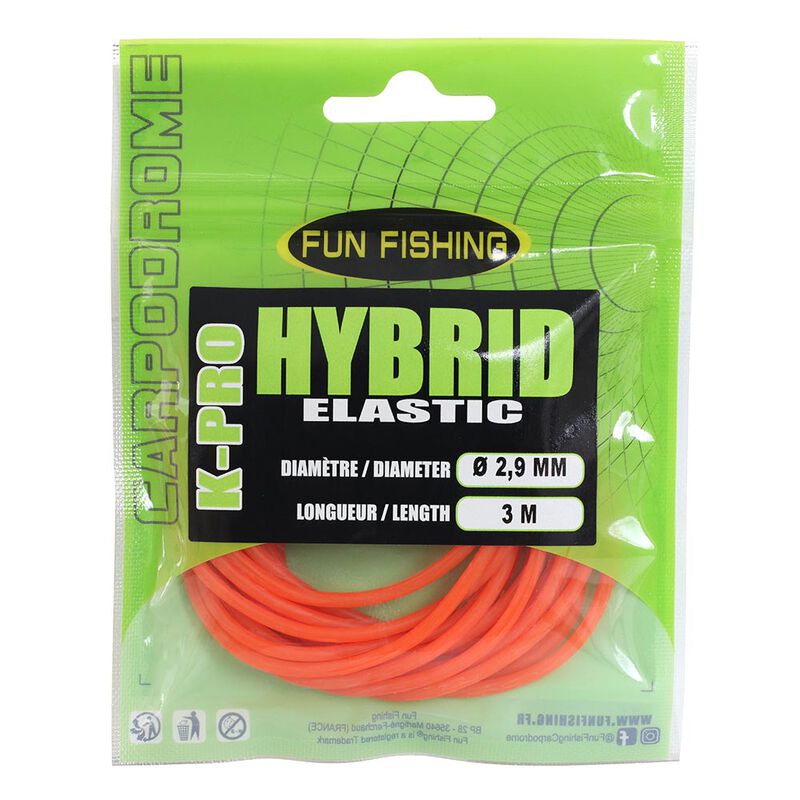 Elastiques pleins Fun Fishing K-Pro Hybrid Elastic - Elastiques Hybrides | Pacific P&ecirc;che