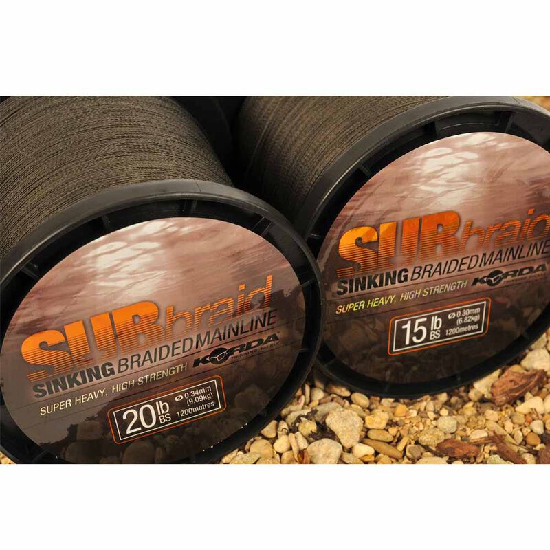 Tresse carpe Korda sub braid 1200m - Tresse | Pacific P&ecirc;che