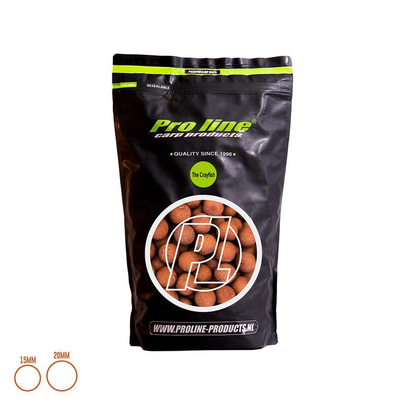 Bouillettes proline the crayfish boilies readymades 5kg - Denses | Pacific P&ecirc;che