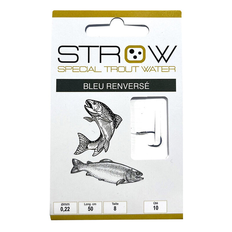 Hameçons montés STROW bleu renversé - Hameçons montés | Pacific Pêche
