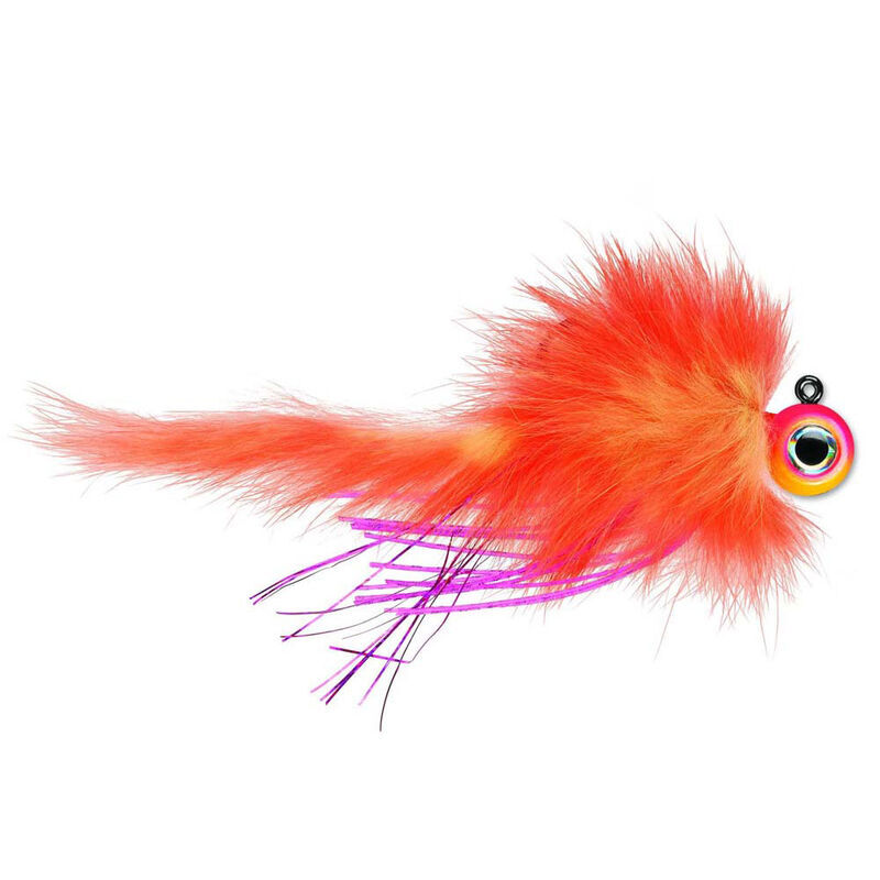 Leurre Bucktail VMC Twitchin Jig Glow Shrimp Cocktail UV - Têtes plombées | Pacific Pêche