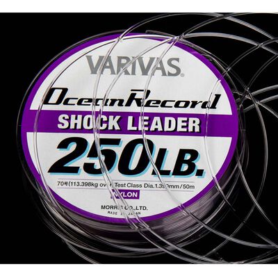 Shock leader Varivas OCEAN RECORD 50M - Têtes de Ligne | Pacific Pêche