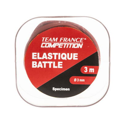 Elastique plein team france elastique battle bobine de 3m - Elastiques Pleins | Pacific Pêche