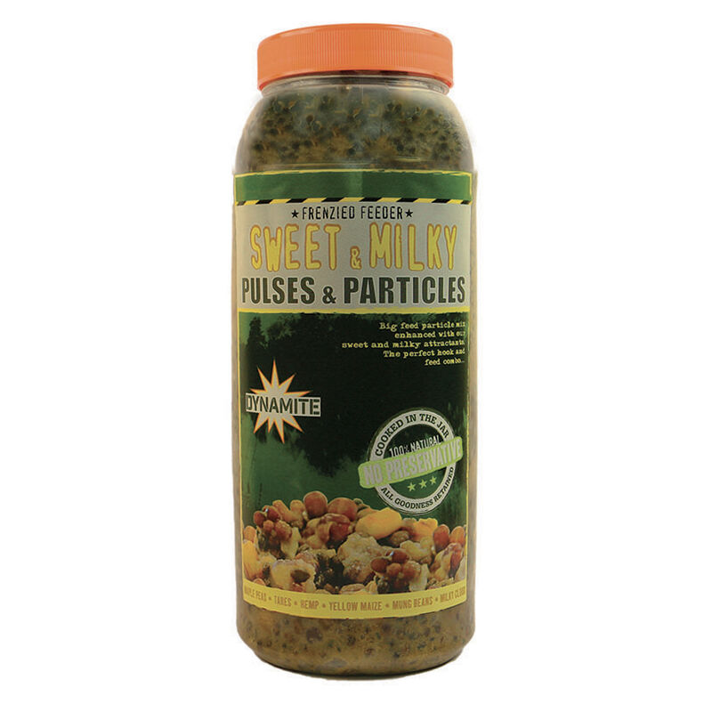 Graines cuites carpe dynamite baits frenzied pulse sweet and milky party mix 2.5l - Pr&ecirc;tes &agrave; l'emploi | Pacific P&ecirc;che