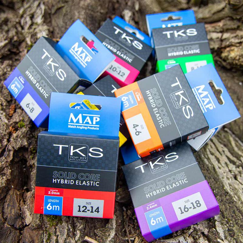Elastique Hybride Map TKS Solid Core Hybrid Elastic Size 6m - Elastiques Hybrides | Pacific P&ecirc;che