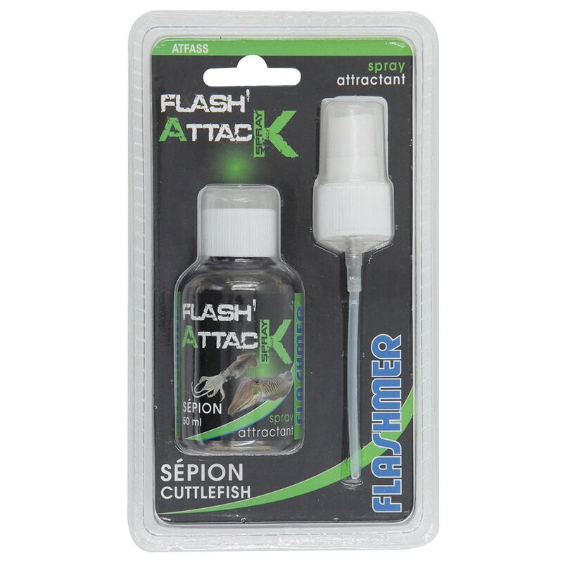 Attractant flashmer flash attack spray sepion - Attractants | Pacific P&ecirc;che