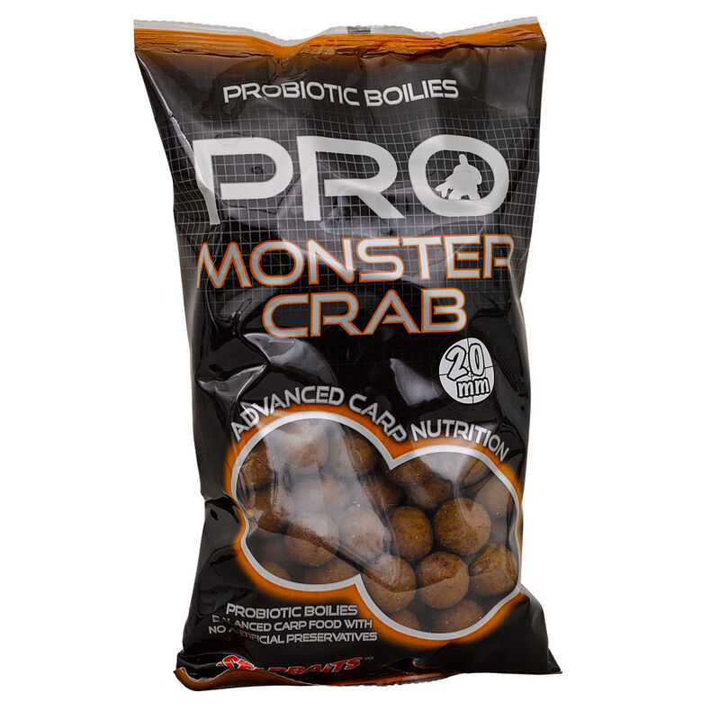 Bouillettes carpe probiotic monstercrab boilie 20mm - Denses | Pacific P&ecirc;che