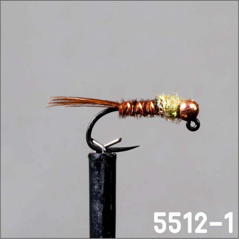 Set Nymphe Garbolino x4 - moyennes et grandes rivières / eaux claires - Nymphes | Pacific Pêche