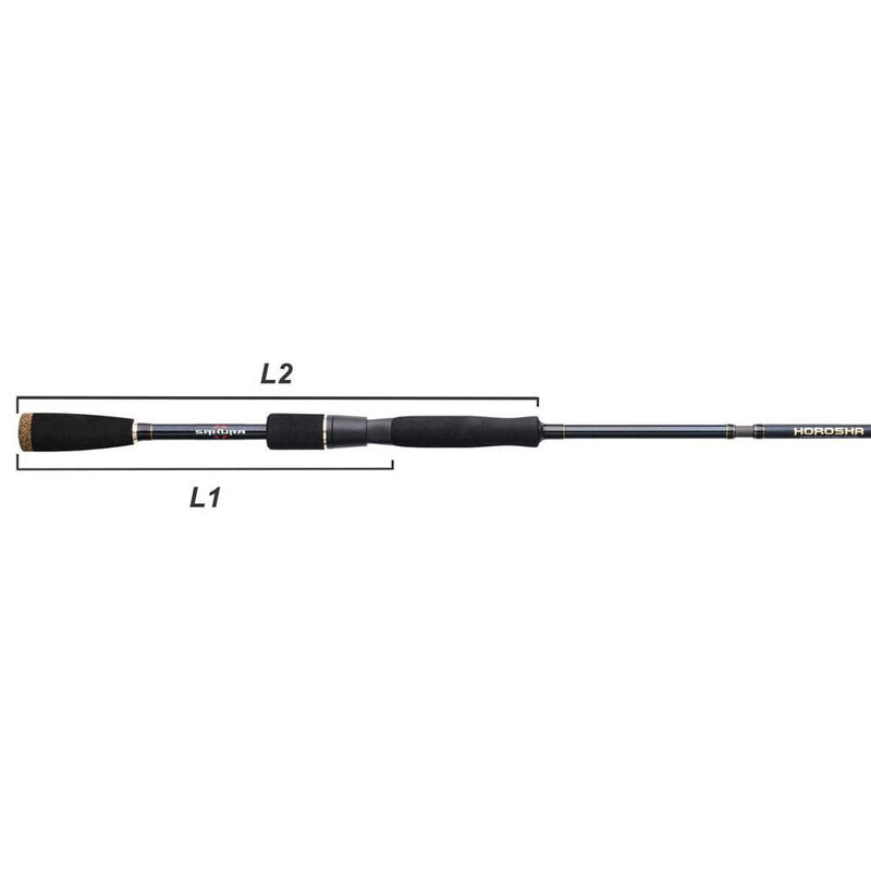 Canne Spinning Travel Sakura Horosha 704MH 2.13m, 7-28g, 4 brins - Cannes Spinning | Pacific Pêche