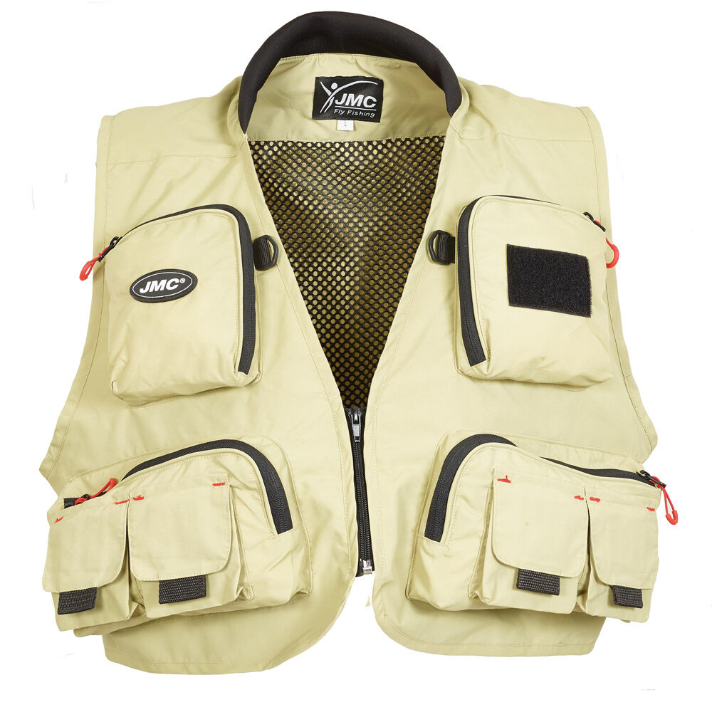 Gilet Rio Bravo Homme Taille M – Kaki Utilitaire Pêche Randonnée – Multi-poches