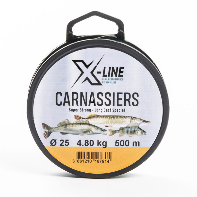 Nylon X-Line Carnassiers 500m - Nyons | Pacific Pêche