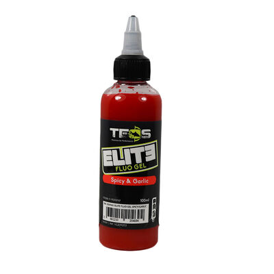 Booster Fluo Gel Teos Elite Spicy/Garlic 100ml - Additifs | Pacific Pêche