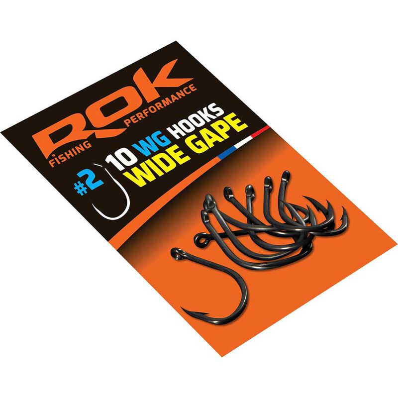 Hameçons rok wide gap - pochette de 10 - Hameçons | Pacific Pêche
