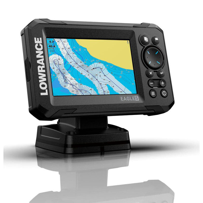 Sondeur Lowrance Eagle 5" avec Sonde HDI 83/200 KHz - Sondeurs | Pacific P&ecirc;che