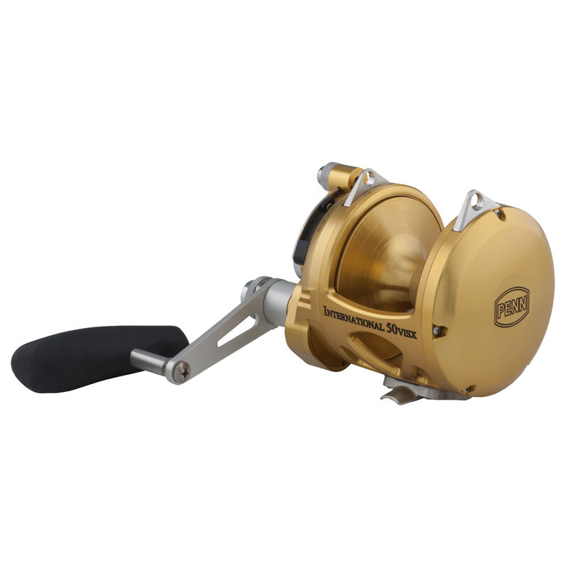 Moulinet tra&icirc;ne penn international 50 vi vsx s&eacute;rie gold - Moulinets tambour Tournant | Pacific P&ecirc;che