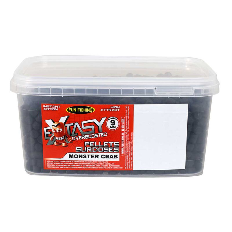 Pellets fun fishing extasy surdos&eacute;s 9mm monster crab 2kg - Amor&ccedil;ages | Pacific P&ecirc;che