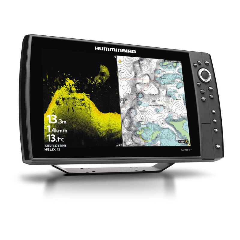 Combine sondeur gps humminbird helix 12g3n gps chirp mdi+ sonde ta+t° 140/240khz - Sondeurs/Gps | Pacific Pêche
