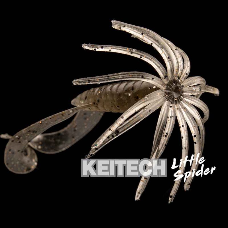 Leurre Souple Créature Keitech Little Spider 8.9cm, 2g (x8) - Ecrevisses / Créatures | Pacific Pêche