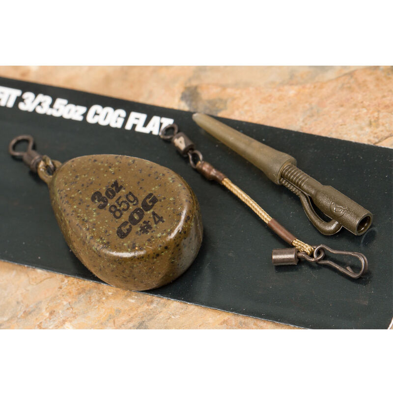 Piombi Korda COG System Flat Dist 2oz - Piombo Passante Per Carpfishing, Peso 57 Grammi - 4