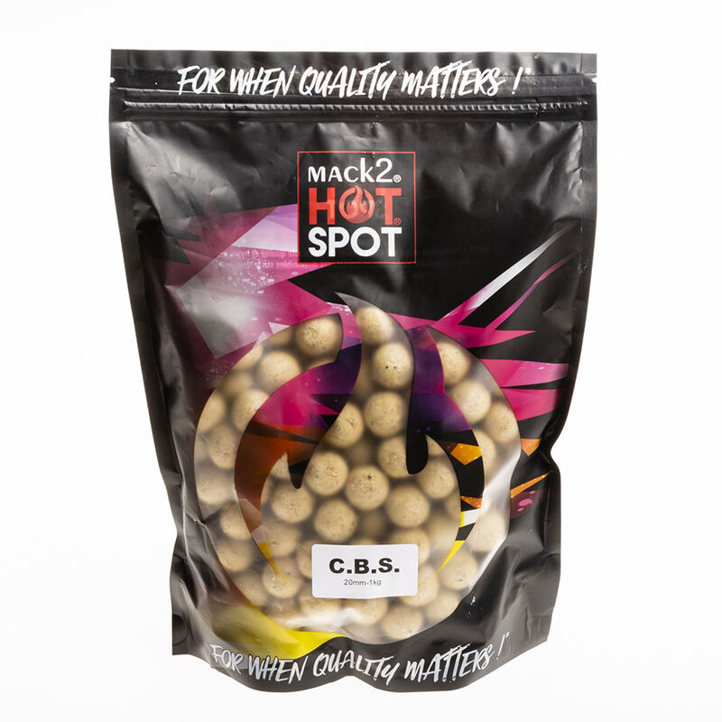 Bouillettes carpe mack2 cbs 20mm 1kg - Denses | Pacific P&ecirc;che