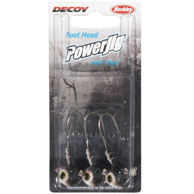 T&ecirc;te plomb&eacute;e carnassier berkley foot heads 17g h3/0 (x3) - T&ecirc;tes plomb&eacute;es | Pacific P&ecirc;che