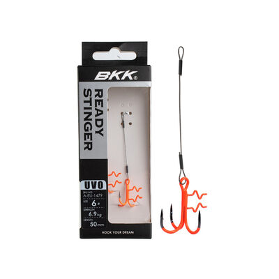 Stinger BKK Assist Spear SS UVO Ready Stinger 7x7 Wire Taille #4 (x2) - Stingers | Pacific P&ecirc;che