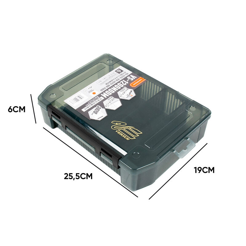 Boite Versus VS-1200NDDM Noir 25.5x19x6cm - Bo&icirc;tes | Pacific P&ecirc;che