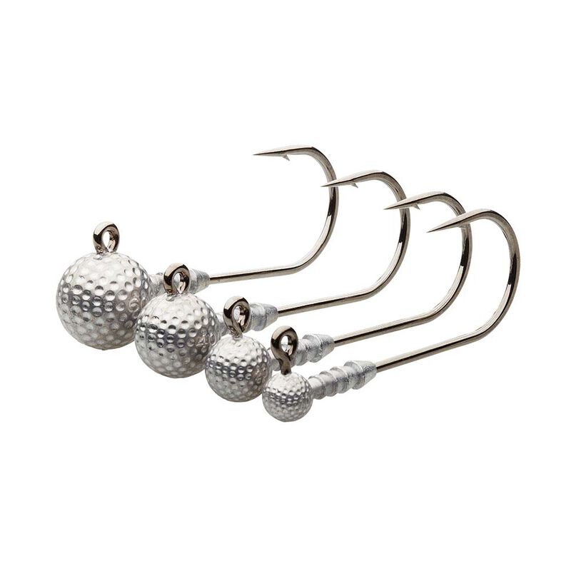 Pack 20 Tête Plombée Madcat Golf Ball Jig Head 8/0 Natural - Têtes plombées | Pacific Pêche