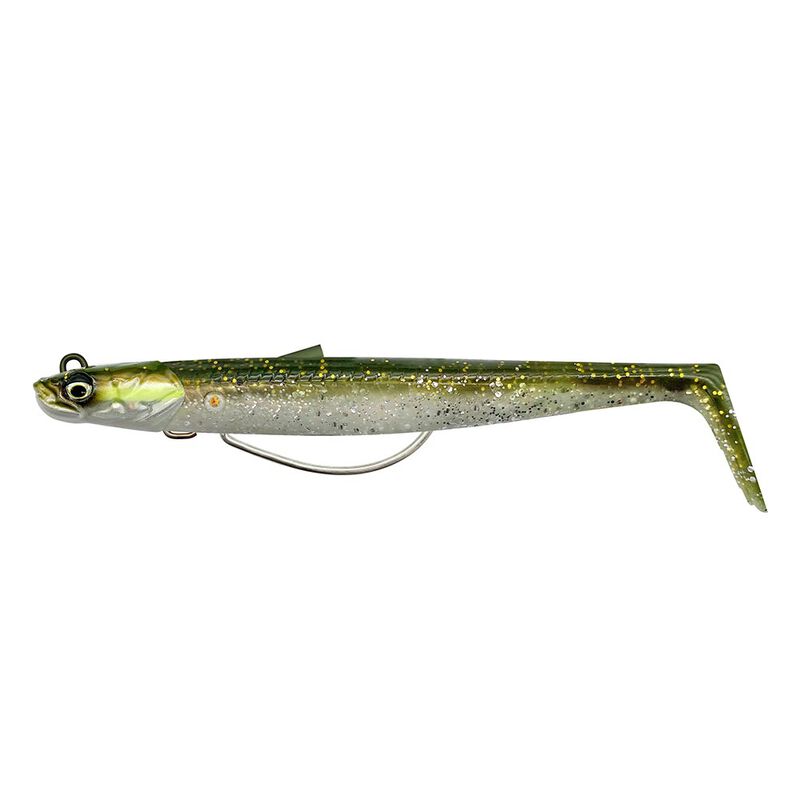 Leurre souple savage gear sandeel v2 wl 13cm 31g (2 corps + 1 t&ecirc;te plomb&eacute;e) - Leurres souples | Pacific P&ecirc;che
