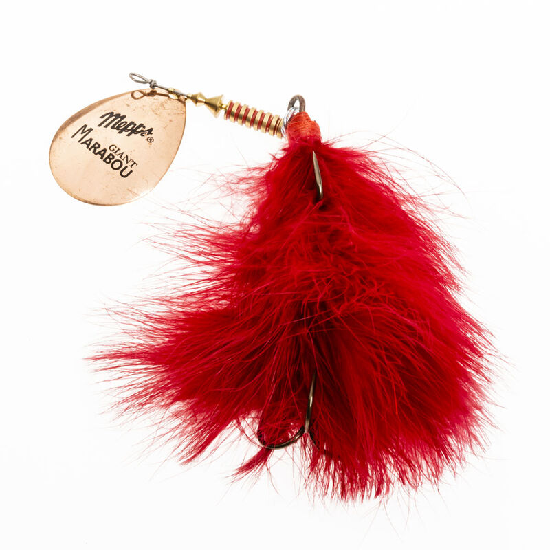 Cuill&egrave;re Tournante Mepps Giant Marabou Cuivre Rouge (x1) - Cuill&egrave;res Tournantes | Pacific P&ecirc;che