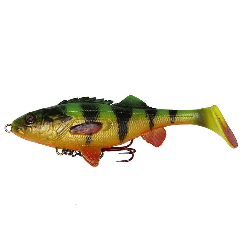 Leurre Souple Shad Savage Gear 4D Perch Sahd 12.5cm, 25g - Shads | Pacific P&ecirc;che