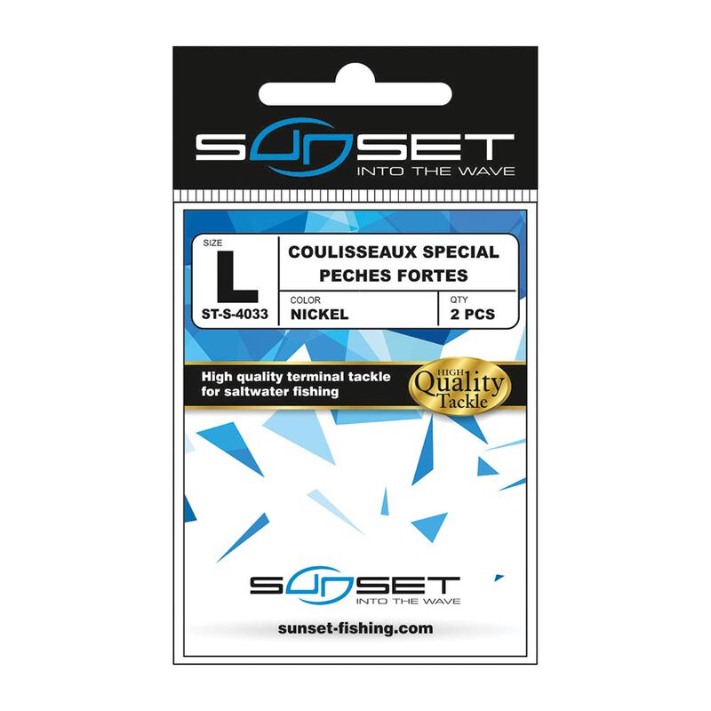 Coulisseaux special peches fortes sunset (x2) - Emerillons mer | Pacific Pêche