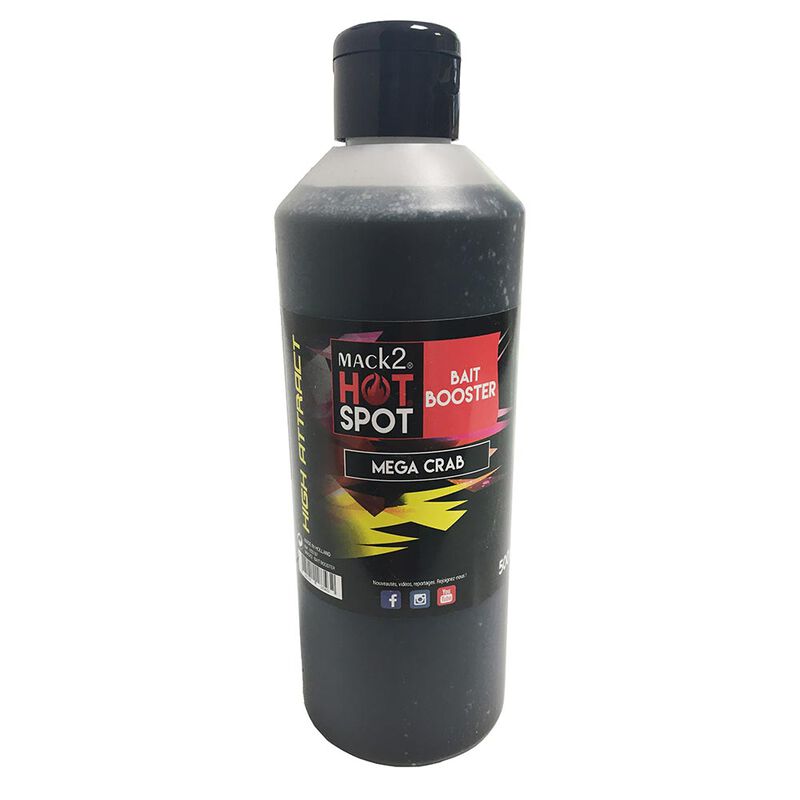 Booster mack2 high attract mega crab bait booster 500ml - Boosters / dips | Pacific P&ecirc;che