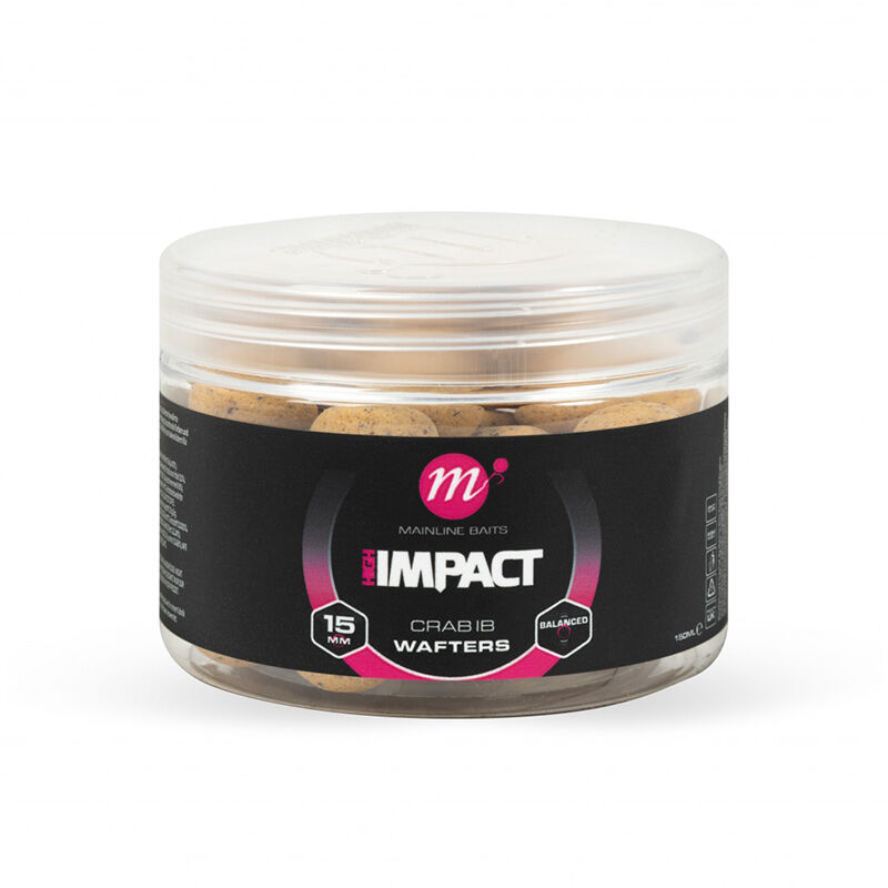 Wafters Mainline Hi Impact Crab IB 15mm - Equilibr&eacute;es | Pacific P&ecirc;che