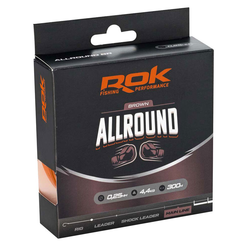 Monofilament Rok Allround Monofilament Brown 300m - Monofilament | Pacific P&ecirc;che