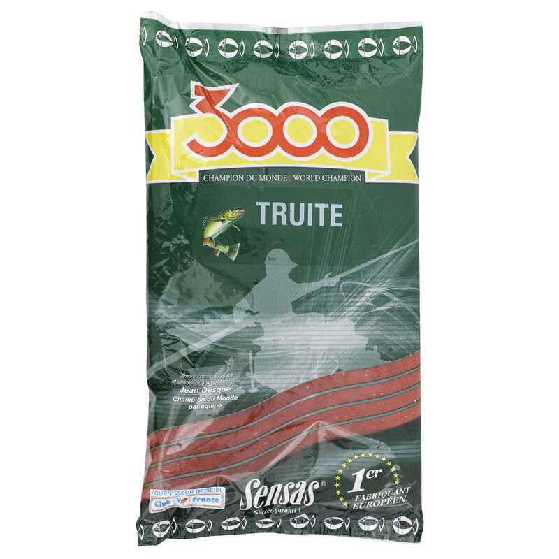 Amorce 3000 SENSAS Truite 800g - Amorces | Pacific Pêche